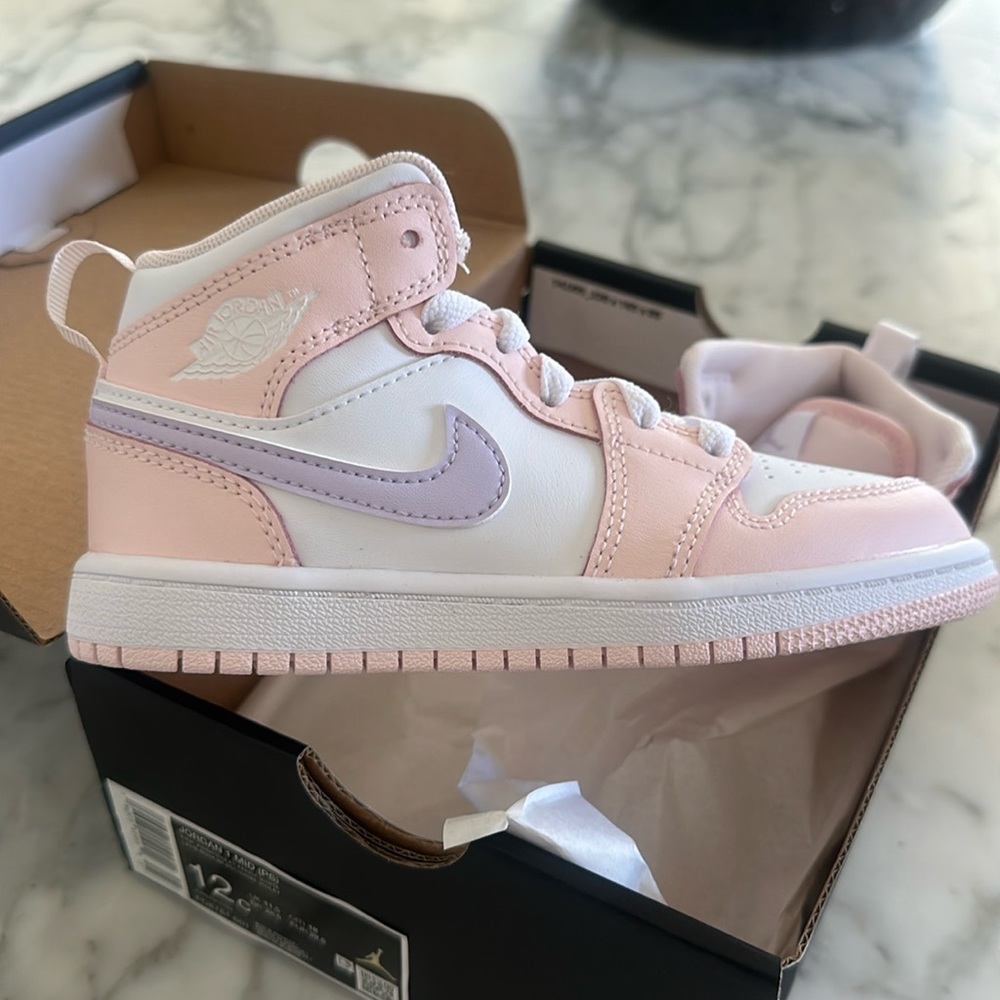 Brand New. Size 12 jordan 1 mid preschool